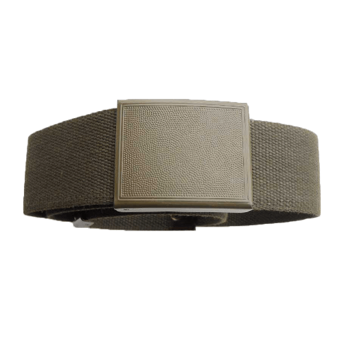 Cinturone cintura cintola verde tedesco militare tattico fibbia soft air sport verde